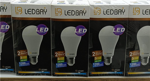 LEDBAY ŞARJLI LED AMPUL 7W  PK:5 KL:50